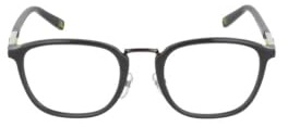 FILA Quadratisch Edelstahl Brillen in Vollmatt Grau für Herren, Brille mit Sehstärke, optional mit Sonnenbrillen tönung oder Blaulichtfilter (Modell VFI540)