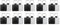 Trjgtas 20 Pièces Sublimation Blanks Porte-Clés Transfert de Chaleur Porte-Clés Sublimation Blank Carré Noir