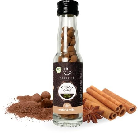 TEABALLS BIO - CHOCO CHAI Tee mit Kakao für ca. 40 Tassen Tee