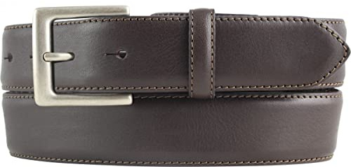 BELTINGER Hochwertiger Gürtel aus Vollrindleder 3,5 cm | Bombierter Ledergürtel Herren 35mm | Herren-Gürtel made in Italy