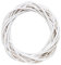 Rattan -Kranzrahmen, 30 cm Weidenkranz Dekor, weißer künstlicher Rattan Rebe Ring, natürlicher Kranzrahmen, künstliche Kränze DIY, natürlicher Weiden -Zweigkranz, Korbkranzrahmen