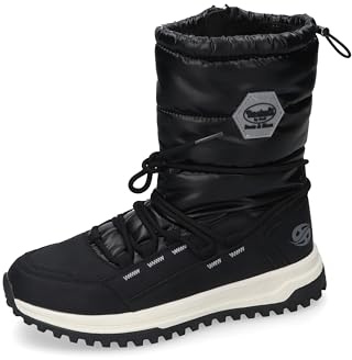 Dockers by Gerli Damen Combat Boots, Frauen Stiefeletten,wasserabweisend,warm gefüttert