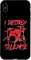 Coque pour iPhone XS Max I Destroy Silence Batterie Batteur