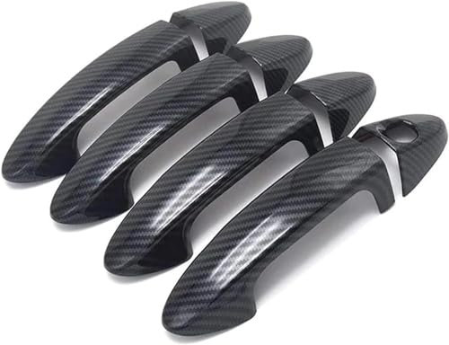 Car Exterior Door Handle Cover for Ford Fiesta 2009 2010 2011 2012, Exterior Door Handle Set,Vehicle Doors Locks Guard Stopper Set Protective Accessories
