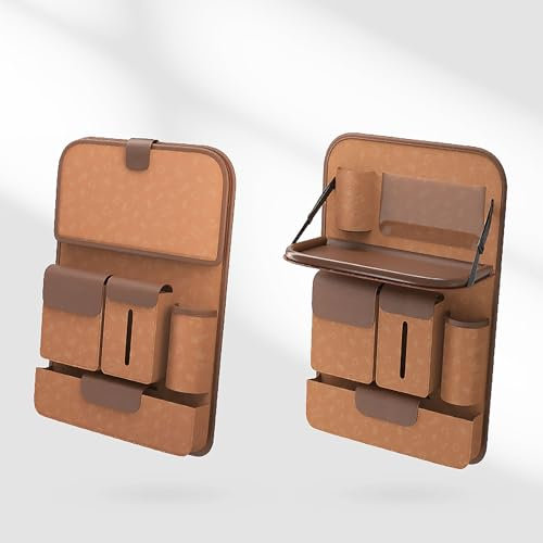 SFGTY 2pcs Autositz Organizer für Mercedes Benz CLA 180 200 220 CLA 35 45 Wasserdicht Auto Rückenlehnenschutz Kinder Rücksitz Organizer für Auto Rückenlehnenschutz und Organizer,C