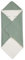 Ehrenkind® Einschlagdecke Babyschale | Für das ganze Jahr | Oeko-TEX Zertifiziert | Jade-Creme | Made in Europe Babydecke für Kindersitz oder Kinderwagen | kuschelige Decke für Babys
