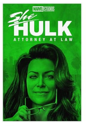 She-Hulk Poster auf Leinwand für Rechtsanwälte, Schlafzimmer-Dekor, Sportlandschaft, Büro, Raumdekoration, Geschenk, ungerahmt, 30 x 45 cm