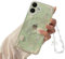 Reownest Clear for iPhone 16 Plus Case Cute Crystal Glitter Sparkly Bling Floral Butterfly Design Aesthetic Phone Case for Women Girls +Pearl Chain