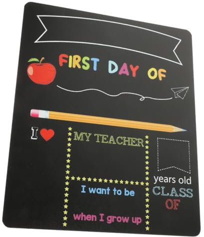 Lurrose Kindergarten-kreidetafel – Personalisiertes Vorschulschild Mit Löschbarer Tafel Für Das Klassenzimmer