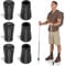 Nordic Walking Stöcke Gummipuffer 6 Stück, Gummipuffer für Wanderstöcke, Wanderstöcke Gummipuffer, Ersatz Gummi Puffer Durchmesser 11mm für Wanderstöcke Asphalt Kies Berge Wandern