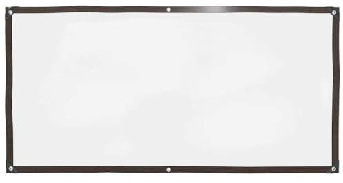 vidaXL Transparente Plane mit Ösen 1x2 m Polyethylen, durchsichtige Plane, transparente Hochleistungsplane, durchsichtige Hochleistungsplane