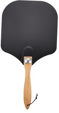 PHENOFICE Pizzaschaufel Mit Holzgriff Backschaufel Für Pizza Kuchen Käse Leicht Zu Reinigen Rostfrei Für Küche Pizzeria Restaurant