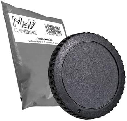 MaD Cameras Camera Body Dust Cap for Canon EOS EF/EF-S Mount Camera such as 1100D 1200D 1300D 2000D 4000D 250D 850D etc.