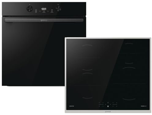 Gorenje Dark Pepper Set PID - Backofen BPS6737E04DBG + Induktionskochfeld autark GI6401BX