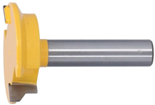 KIMISS Router-Bit 1/2-Zoll-Schaftschatzschubladen-Eckschloss-Mahlen-Cutter-Werkzeug Einfaches Verbinden von Holzbearbeitungsprojekten