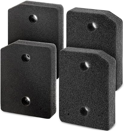 YUZHEDM Lot de 4 filtres pour sèche-linge Miele T1 9164761 - Pompe à chaleur - 207 x 157 x 30 mm - Filtre éponge de rechange pour Miele T1 Series - Filtre éponge de rechange