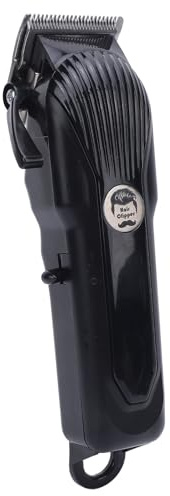 Yinhing Elektrischer Haarschneider, Professioneller Friseur-Haarschneider, Verstellbarer Hebel, 2000 MAh, Geräuscharme Haarschneidemaschine für Männer mit 4 Kämmen, Edelstahlkopf