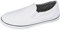 Mens Canvas Mesh Slip On Espadrilles Casual Low Top Plimsoll Trainers Size 7-12 (White, UK Footwear Size System, Adult, Men, Numeric, Medium, 8)