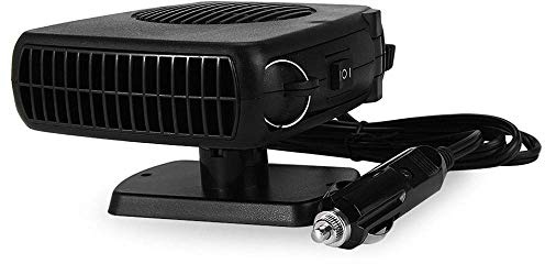 Uteruik Ventilador Calefactor de 24 V para Coche, portátil, 150 W, descongelador, Parabrisas, desempañador, con Mango Plegable, 1 Unidad