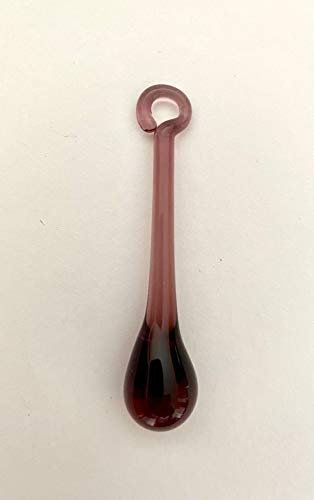 Lichtenheldt-Glas Glastropfen Länge ca. 6-7 cm (violett)