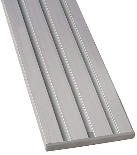 Vorhangschiene Aluminium - Silber 3 Lauf 270cm (3x90cm) - Flache Gardinenschiene (7mm) - inkl. Vorhanggleiter