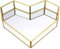 Spiegeltablett Gold, Vintage Spiegeltablett Messing Parfum Kosmetiktabletts Verspiegelt Platte Verspiegelt Deko Tablett Spiegel Tablett Herzform, Dekotablett als Schminktisch Aufbewahrung,Tablett Gold
