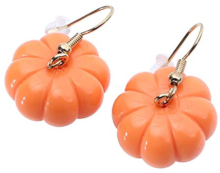Holibanna 1 Paar Kürbis Ohrringe Hänger Halloween Pumpkin Herbst für Damen Halloween Ohrringe Geschenk für Frauen
