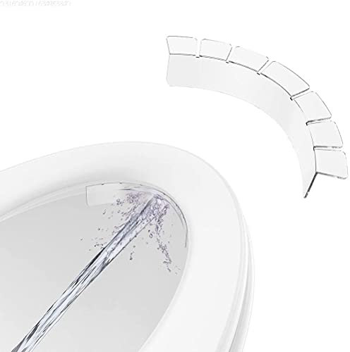 Fencelly Universeller Urinschutz für Toilettensitz, transparenter Töpfchentraining Pee Spritzschutz wasserdichte Urinabweiser für Kinder und Erwachsene