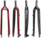 STRTG Forcella Rigida per Bicicletta Forcella Anteriore per Bicicletta Full Carbon Freno A Disco Forcella Rigida Forcella per Bicicletta MTB Accessori per Biciclette F,26inch