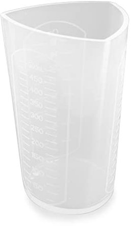 Modixun Silikonharz-Messbecher, dicke Silikon-Mischbecher mit 3 Messeinheiten, Antihaft-Silikon-Mischbecher für Epoxidharz, 500 ml