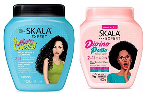 Skala Expert Mais Cachos 2-in-1 Pflegecreme + Skala Divino Potao Haarcreme