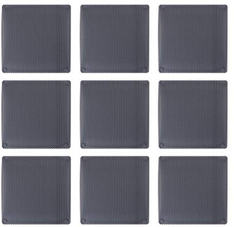 Mobestech 20 Stück PC Lüfterabdeckungen aus PVC mit Staubfilter für Sommer Verlängert die Lebensdauer des Lüfters und Hält Computerkomponenten Sauber im Heimgebrauch