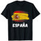 Bandera Espana Orgullo Retro Bandera Española Familia Camiseta