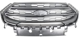 DM Autoteile 100557 Kühlergrill Kühlergitter Grill schwarz kompatibel für Ford Ecosport Baujahr ab 2018