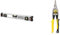 STANLEY FATMAX Niveau Magnétique 60 cm I-Beam - Aluminium Résistant et Léger - Antichocs & Stanley FATMAX Cisaille Aviation Tête Droite Acier Forgé Chromé Double Action de Pivot