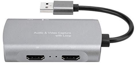 Sxhlseller Video-Capture-Karte, 4k HDMI zu USB2.0 1080P HDMI Game Live Drive für Windows/Android/Linux/OS X für Videoaufzeichnung, Video-Live-Übertragung, Konferenzaufzeichnung