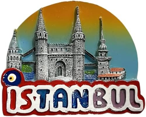 Istanbul Türkei Istanbul Kühlschrankmagnet Kühlschrankmagnet Dekoration Magnet Aufkleber Souvenir Harz Handwerk