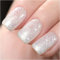 GAOY Shimmer Gel-Nagellack, 16 ml, durchscheinender Gelee-Glitzer-Gel-Nagellack, Soak-Off-UV-Gel für Nagelkunst DIY zu Hause, 1608 Pearl White