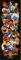 Street Fighter - 3rd Strike - Poster Plakat Druck - Grösse 53x158 cm + 2 St Posterleisten Kunststoff 62 cm transparent