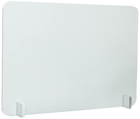 EXCEART Schreibtisch-trennwand Schreibtisch-trennwände Sichtschutz Für Schülerschreibtische Tischteilerplatten Desktop-privatsphäre-Panel Tisch-sichtschutz Auslaufschutz Büro Weiß Acryl