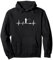 Angler Herzschlag Lustiges Angeln Pullover Hoodie