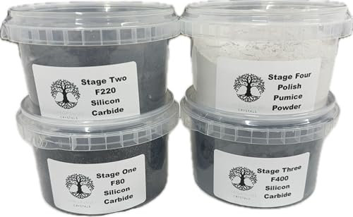Shropshire Crystals Rock Polishing Media (Complete Refill Kit, 700g)