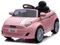 FIAT 500 Kinder Elektroauto, Elektro Kinderauto im Alter von 3 Jahren, Motorleistung 2x30W, Lenkrad mit Sound, Sicherheitsgurte (Rosa)