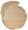Cupcake-C aus Holz, mit Sternen, 3 mm, Sperrholz, zum Kochen, Pudding (12 x 11,3 cm, Loch oben mittig), 10 Stück
