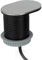 Otio, Bloc Gliss Encastrable 16A + USB A+C Inox, Puissance Max 3680W, Câble 1,9m, Fiche Plate avec Anneau, Perçage Ø60mm, Design Compact, Optimise Espace, Compatible Bureaux et Plans Travail