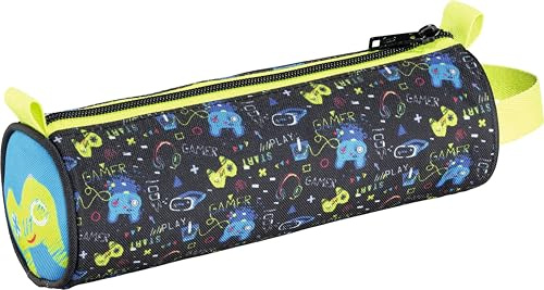 Maped - Trousse Gaming - 22,5 x 7,5 cm - Motifs de Skate - Tissu Résistant - Idéale pour Accessoires Scolaires