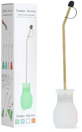 DustFlux Kit per spolverare farina fossile, con tubo lungo in rame e imbuto pieghevole, spruzzatore in silicone per interni ed esterni, applicatore per lampadina resistente, per casa, giardino e