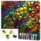 Adult Puzzles 1000 Pieces & Jigsaw Puzzles - Rainbow Fruit & Organic Veggies Design - Vibrant Food Photography Puzzle(27.5 x 19.7)