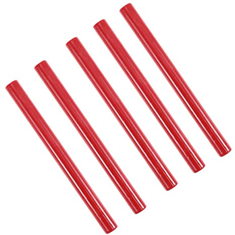 HOMSFOU 8 Stück Retro Sealing Wax Sticks für Weinflaschen Praktische Wachsversiegelung für Einladungen und Umschläge Vielseitige Verwendung Große Rote Farbe