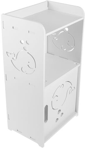 EXHUMKY Modernes Nachttisch Mit Hohlraumspeicher Platzsparender Beistelltisch Für Schlafzimmer Hochwertige Und Stabile Konstruktion Für Pflanzen Lampen Und Mehr Für Kleine Räume Und Apartm